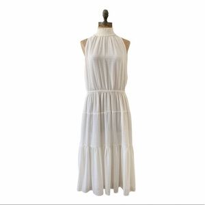 MICHAEL Michael Kors Sheer Lined Ivory Dress